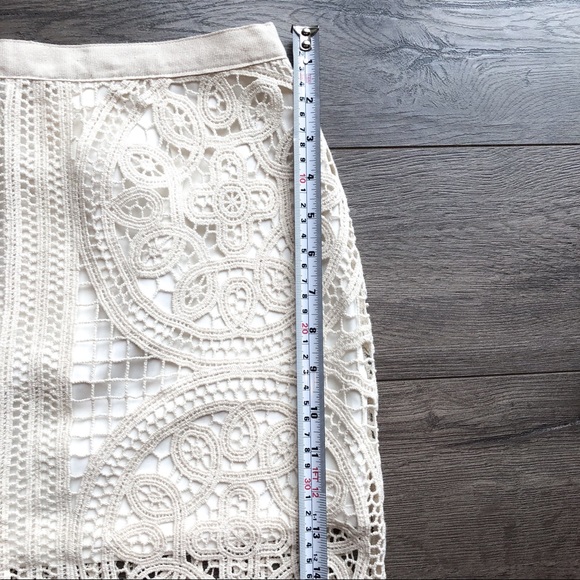 *SOLD* Anthropologie Maeve Crochet Skirt - Picture 7 of 9